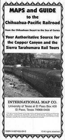 Maps and Guide to the Chihuahua-Pacific Railroad - Wide World Maps & MORE! - Book - Wide World Maps & MORE! - Wide World Maps & MORE!