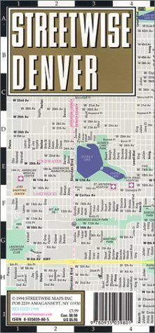 Streetwise Denver - Wide World Maps & MORE! - Book - Wide World Maps & MORE! - Wide World Maps & MORE!