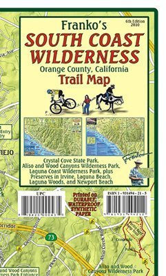 FRANKO MAPS MAP FML CA SOUTH COAST WILDERNESS - Wide World Maps & MORE! - Sports - Franko Maps - Wide World Maps & MORE!