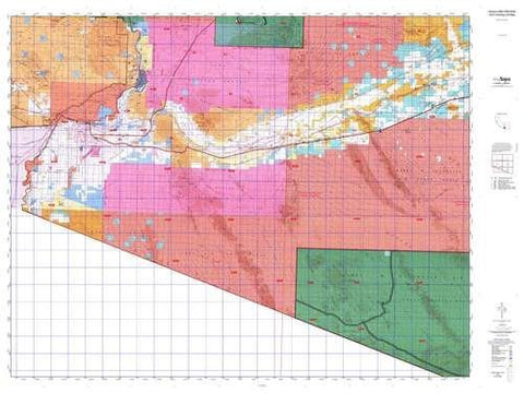 Arizona GMU 40B West Hunt Area / Game Management Unit (GMU) Map - Wide World Maps & MORE! - Map - MyTopo - Wide World Maps & MORE!