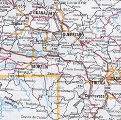 Mexico/Central America (World Political & International Highway Fold Maps) [Paperback] - Wide World Maps & MORE!