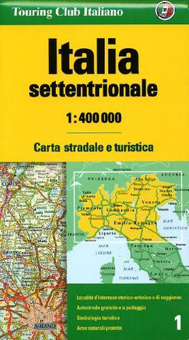 Italy, Northern 1 - Wide World Maps & MORE! - Book - Touring Club Italiano - Wide World Maps & MORE!