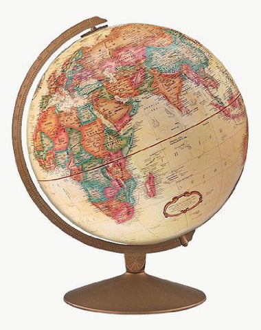 Replogle Globes Franklin Globe, Antique Ocean, 12-Inch Diameter - Wide World Maps & MORE! - Home - Replogle Globes - Wide World Maps & MORE!