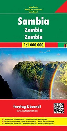 Zambia 1:1 000 000 fb (English, Spanish, French, Italian and German Edition) - Wide World Maps & MORE!