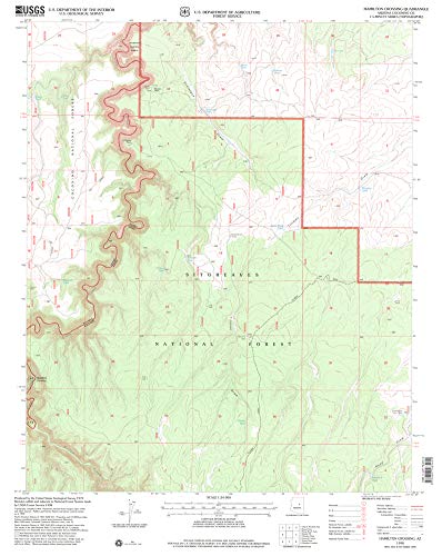 HAMILTON CROSSING, AZ 7.5' 1998 [Map] [Jan 01, 2017] United States Geological Survey - Wide World Maps & MORE! - Map - Wide World Maps & MORE! - Wide World Maps & MORE!