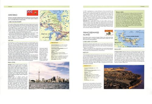Firefly Atlas of North America: United States, Canada and Mexico - Wide World Maps & MORE! - Book - Brand: Firefly Books - Wide World Maps & MORE!