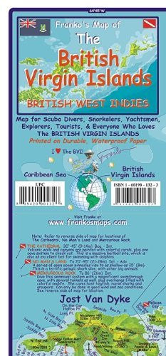 Franko's Map of the British Virgin Islands: Map for Scuba Divers, Snorkelers, Yachtsmen, Tourists & Everyone Who Loves the British Virgin Islands: Pri - Wide World Maps & MORE! - Book - Wide World Maps & MORE! - Wide World Maps & MORE!