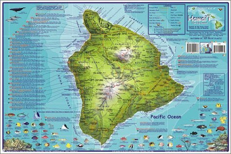 Franko's Dive Map of Hawaii, the Big Island - Wide World Maps & MORE! - Book - Wide World Maps & MORE! - Wide World Maps & MORE!