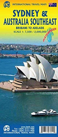 Sydney and Australia Southeast Travel Reference Map - Wide World Maps & MORE! - Book - Wide World Maps & MORE! - Wide World Maps & MORE!