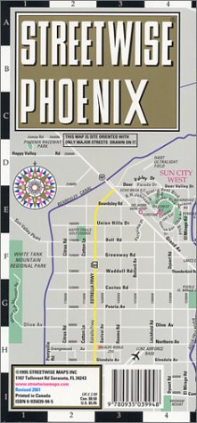 Streetwise Phoenix - Wide World Maps & MORE! - Book - Wide World Maps & MORE! - Wide World Maps & MORE!