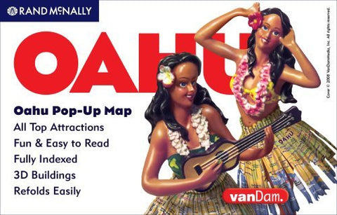 Rand McNally Oahu Pop-Up Map - Wide World Maps & MORE! - Book - Wide World Maps & MORE! - Wide World Maps & MORE!
