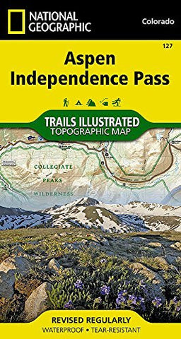Aspen, Independence Pass (National Geographic Trails Illustrated Map) - Wide World Maps & MORE! - Book - National Geographic Books - Wide World Maps & MORE!