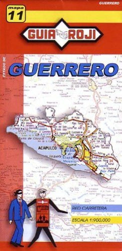 Guerrero State Map by Guia Roji (Spanish Edition) - Wide World Maps & MORE! - Map - Guia Roji - Wide World Maps & MORE!