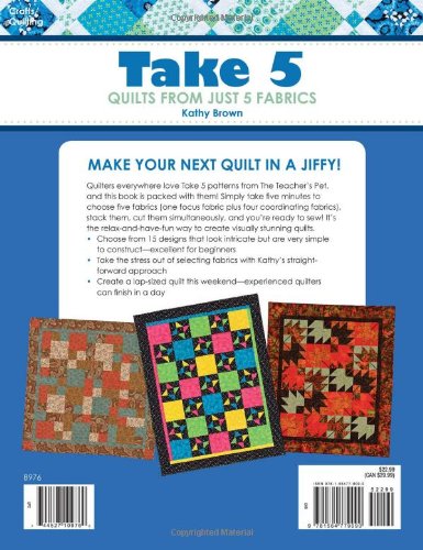 Take 5: Quilts from Just 5 Fabrics - Wide World Maps & MORE!