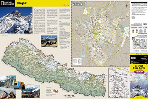 Everest Base Camp [Nepal] (National Geographic Adventure Map, 3001) - Wide World Maps & MORE!