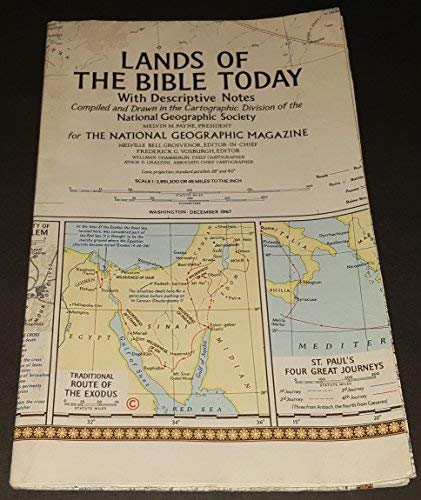 Lands of the Bible Today, National Geographic Map 1967 - Wide World Maps & MORE! - Book - Wide World Maps & MORE! - Wide World Maps & MORE!