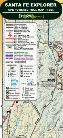 Santa Fe Explorer - GPS Powered Trail Map - Wide World Maps & MORE! - Book - Wide World Maps & MORE! - Wide World Maps & MORE!