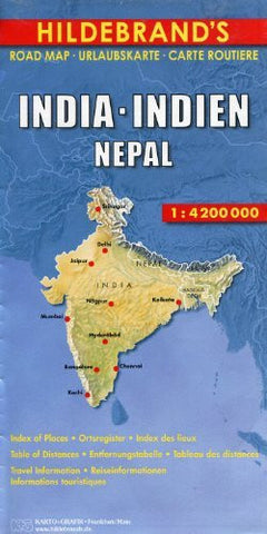 India (Hildebrand Travel Map) - Wide World Maps & MORE! - Book - Wide World Maps & MORE! - Wide World Maps & MORE!