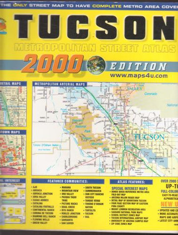 Tucson metropolitan street atlas - Wide World Maps & MORE! - Book - Wide World Maps & MORE! - Wide World Maps & MORE!