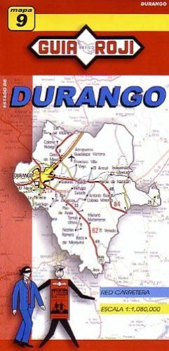 Durango State Map by Guia Roji (English and Spanish Edition) - Wide World Maps & MORE! - Book - Guia Roji - Wide World Maps & MORE!