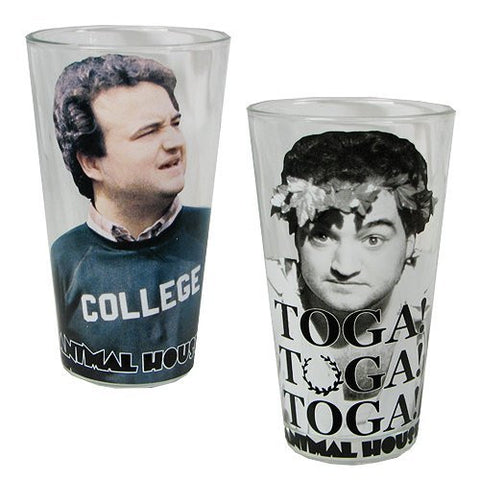 Animal House 16 Ounce Pint Glass Set - 2 Count - Wide World Maps & MORE! - Kitchen - Universal Studios - Wide World Maps & MORE!