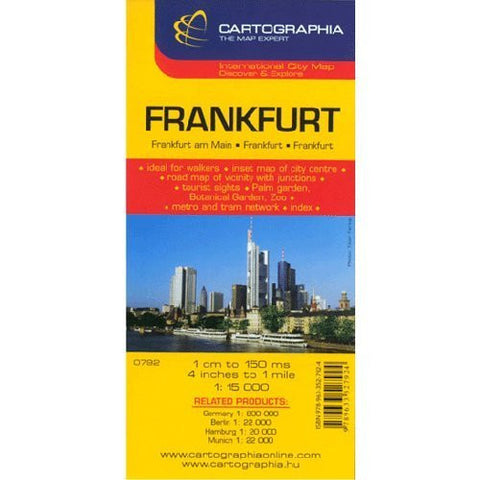 Frankfurt (Cartographia City Map) - Wide World Maps & MORE! - Book - Cartographia - Wide World Maps & MORE!