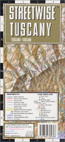 Streetwise Tuscany - Wide World Maps & MORE! - Book - Wide World Maps & MORE! - Wide World Maps & MORE!