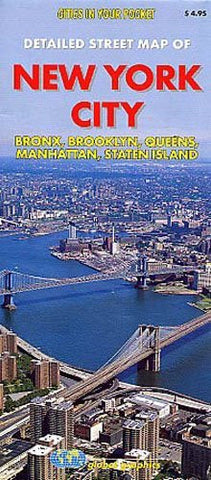 New York City street map, Bronx, Brooklyn, Queens, Manhattan, Staten Island Street - Wide World Maps & MORE! - Book - Wide World Maps & MORE! - Wide World Maps & MORE!