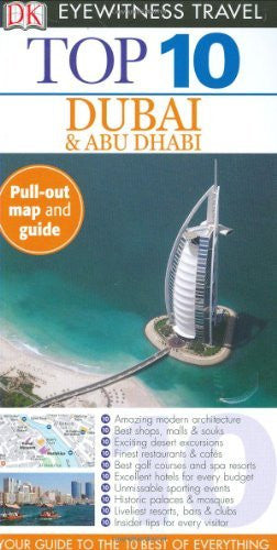 Top 10: Dubai & Abu Dhabi (Eyewitness Travel Guides) - Wide World Maps & MORE! - Book - Brand: DK Travel - Wide World Maps & MORE!