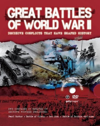 Great Battles of World War II (With DVD) (Great Battles W/DVD) - Wide World Maps & MORE! - Book - Wide World Maps & MORE! - Wide World Maps & MORE!