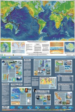 Dynamic Planet Two-Sided Wall Map - Wide World Maps & MORE!