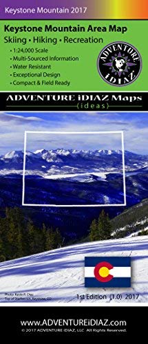 Keystone Colorado Ski Trail & Topographic Map - Wide World Maps & MORE! - Book - Wide World Maps & MORE! - Wide World Maps & MORE!
