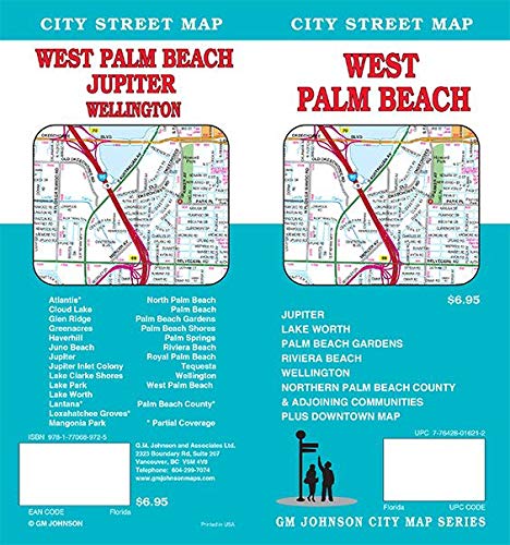 West Palm Beach / North Palm Beach County Cities, Florida - Wide World Maps & MORE! - Book - Wide World Maps & MORE! - Wide World Maps & MORE!