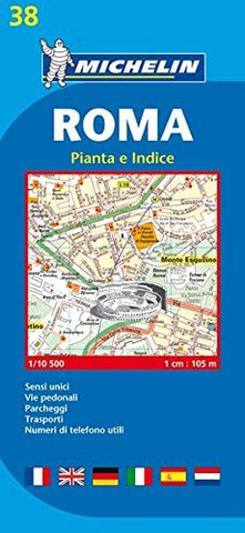 Michelin Map Roma #38 (Maps/City (Michelin)) (Italian Edition) - Wide World Maps & MORE! - Book - Michelin - Wide World Maps & MORE!