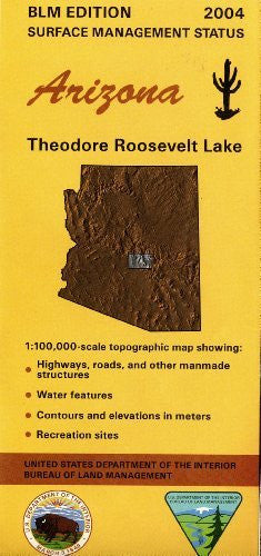 2004 Theodore Roosevelt Lake Surface Management Status (Arizona) - Wide World Maps & MORE!