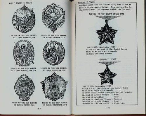 USSR Decorations Orders and Medals Reference Guide. - Wide World Maps & MORE! - Single Detail Page Misc - Wide World Maps & MORE! - Wide World Maps & MORE!