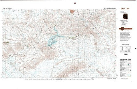 Alamo Lake Arizona 1:100,000-scale Topographic USGS Map: 30 X 60 Minute Series (1979) - Wide World Maps & MORE! - Book - Wide World Maps & MORE! - Wide World Maps & MORE!