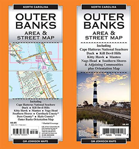 Outer Banks, North Carolina Area Map - Wide World Maps & MORE!