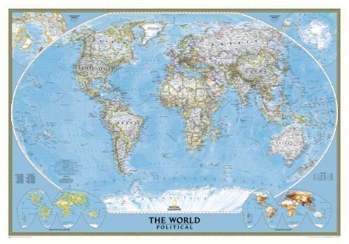 World Classic Wall Map: Political - Wide World Maps & MORE!