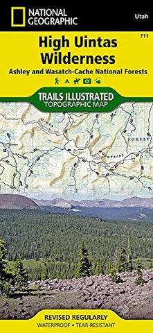 High Uintas Wilderness Map - Wide World Maps & MORE! - Book - National Geographic Books - Wide World Maps & MORE!