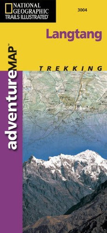 Trails Illustrated - Adventure Map-Langtang, Nepal - Adventure Map (National Geographic Adventure Map) - Wide World Maps & MORE! - Book - Trails Illustrated - Wide World Maps & MORE!