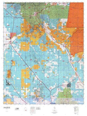 Arizona GMU 37B Hunt Area / Game Management Unit (GMU) Map - Wide World Maps & MORE! - Map - MyTopo - Wide World Maps & MORE!