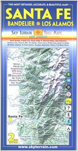 Map: Santa Fe, Bandelier, & Los Alamos - Wide World Maps & MORE! - Book - Wide World Maps & MORE! - Wide World Maps & MORE!