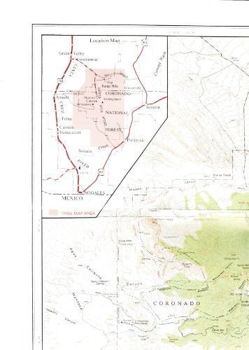 Santa Rita Mountains, Arizona Trail and Recreation Map - Wide World Maps & MORE! - Book - Wide World Maps & MORE! - Wide World Maps & MORE!