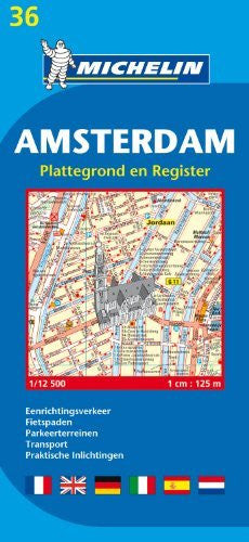 Michelin Map Amsterdam (City #36) - Wide World Maps & MORE! - Map - Michelin Travel & Lifestyle - Wide World Maps & MORE!