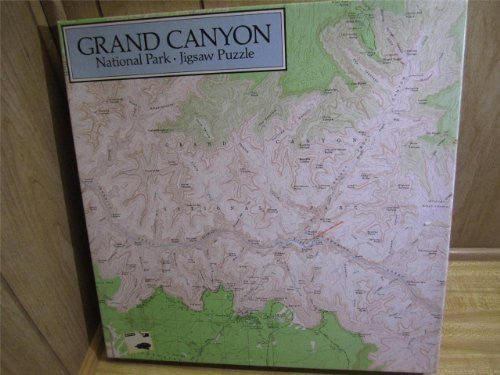 Grand Canyon National Park 500 Piece Puzzle - USDI Map - Wide World Maps & MORE! - Toy - Coburn Designs - Wide World Maps & MORE!