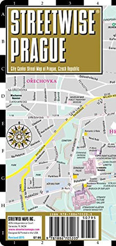 Streetwise Prague Map - Laminated City Center Street Map of Prague, Czech Republic - Wide World Maps & MORE! - Book - StreetWise - Wide World Maps & MORE!