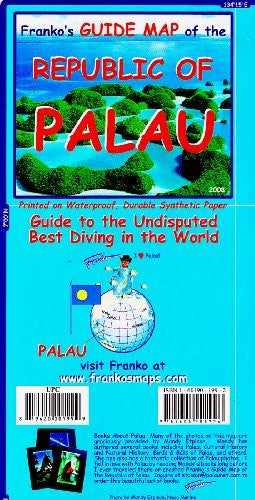 Franko's Guide Map of the Republic of Palau - Wide World Maps & MORE! - Book - FrankosMaps - Wide World Maps & MORE!