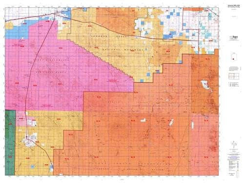Arizona GMU 40A Hunt Area / Game Management Units (GMU) Map - Wide World Maps & MORE! - Map - MyTopo - Wide World Maps & MORE!