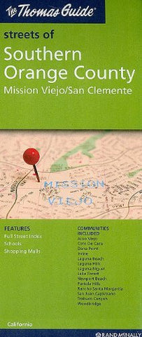 The Thomas Guide Streets of Southern Orange County: Mission Viejo/San Clemente - Wide World Maps & MORE! - Book - Wide World Maps & MORE! - Wide World Maps & MORE!